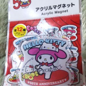 My Melody Acrylic Magnet Hello Kitty 50Th Daiso 100 Yen Store F/S-M503 from japa