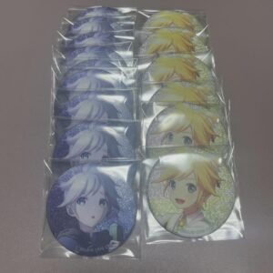 Proseca Kagamine Len Guri Can Badge F/S-M501 from japan Rare  Good condition