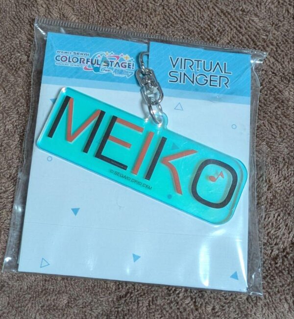 Proseca Meiko Acrylic Keychain F/S-M501 from japan Rare  Good condition