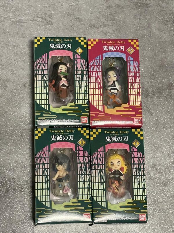 Candy Toy Demon Slayer Twink Dory Keychain F/S-M503 from japan Rare  Good condit
