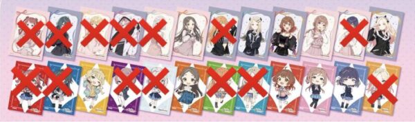 Gakuen Idolmaster Gakumasu 109 Bromide Set