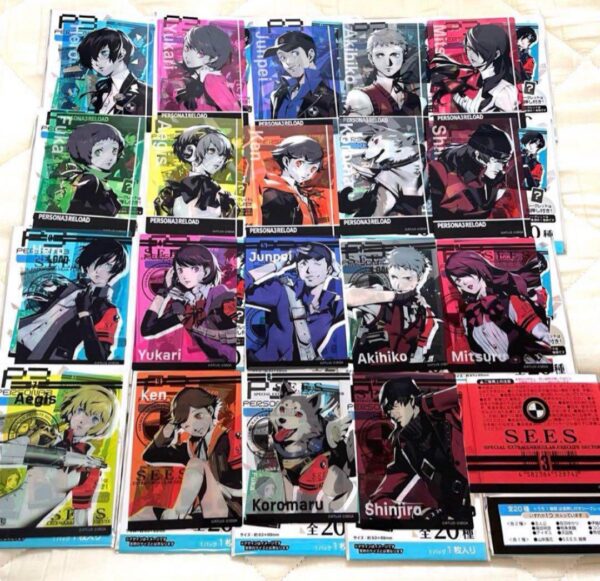 Persona 3 Reload P3R Collection Cards All 20 Types Comp F/S-M501 from japan Rare