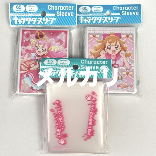 Precure Wonderful Character Sleeve Komugi F/S-M501 from japan Rare  Good conditi