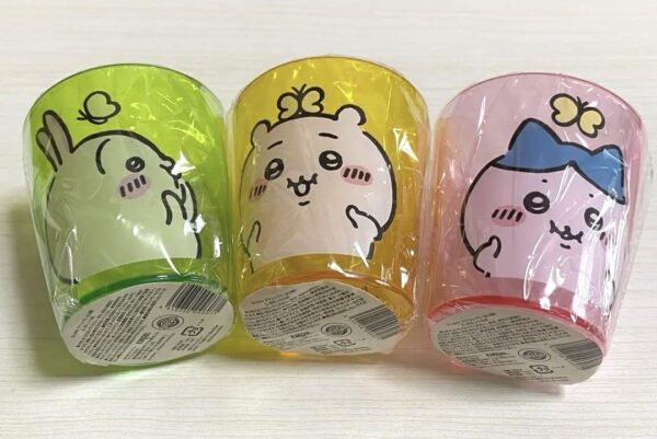 Chiikawa 100 Yen Plastic Cup Set Of 3