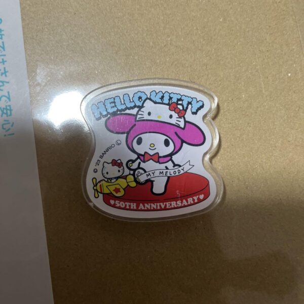 100 Yen Store Sanrio Hello Kitty Acrylic Magnet My Melo F/S-M503 from japan Rare