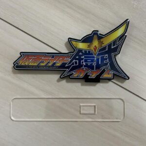 Acrylic Logo Display Kamen Rider Gaim F/S-M501 from japan Rare  Good condition