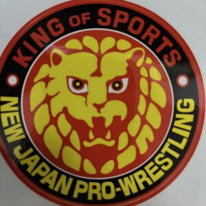 New Japan Pro Wrestling Sticker Lion Logo F/S-M503 from japan Rare  Good conditi
