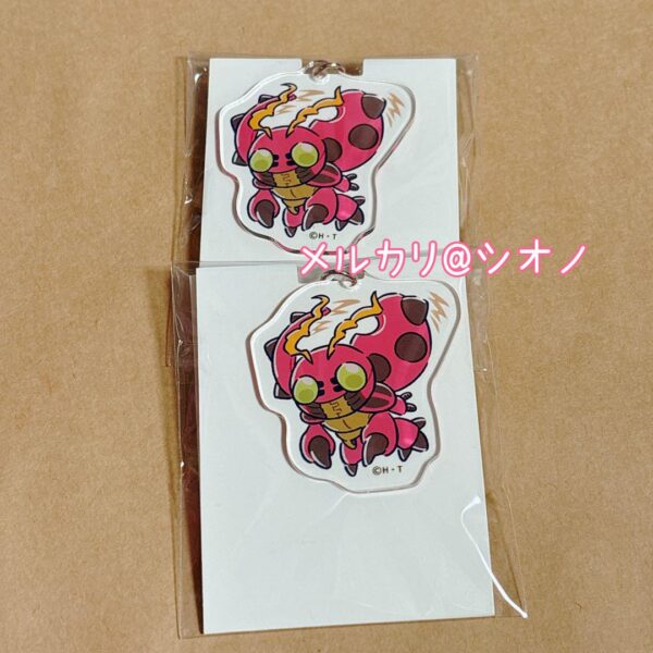 Digimon 100 Yen Store Acrylic Key Chain Tentmon F/S-M503 from japan Rare  Good c