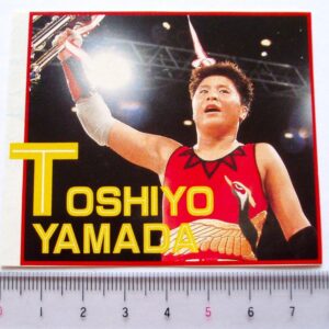 Toshiyo Yamada Sticker Seal All Japan Women'S Pro Wrestling F/S-M501 from japan