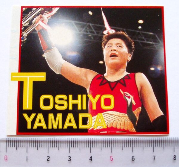 Toshiyo Yamada Sticker Seal All Japan Women'S Pro Wrestling F/S-M501 from japan