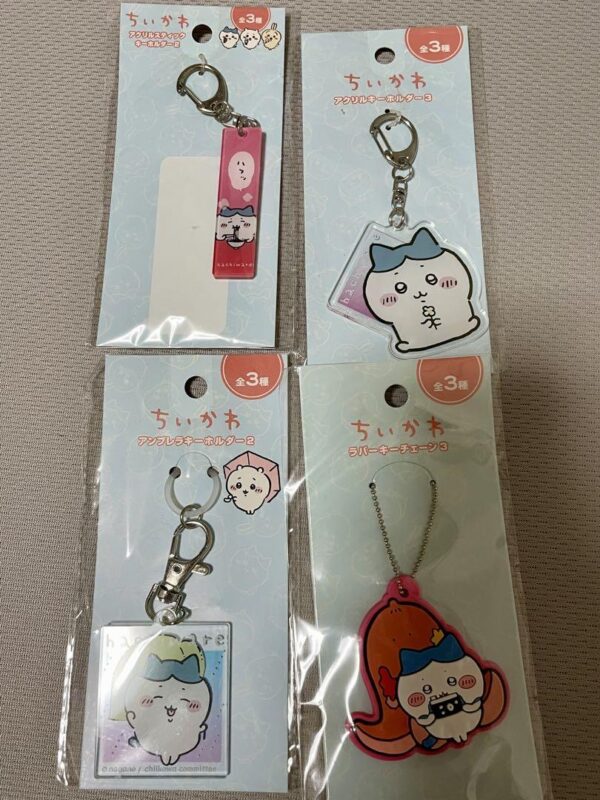 Chiikawa Hachiware Keychain Set 100 Yen Store Seria Can Do