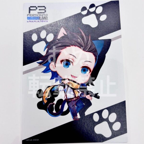 Persona 3 Nanja Town Rally Paper Mochizuki F/S-M501 from japan Rare  Good condit