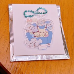 Pokepiece 2Way Acrylic Keychain Secret F/S-M501 from japan Rare  Good condition