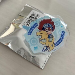 100 Yen Store Daiso Digimon Adventure Acrylic Badge Secret F/S-M503 from japan R