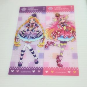Precure Cure Wonderful Friend Clear Bookmark Collection F/S-M501 from japan Rare