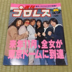 Published December 14, 1993 Weekly Pro Wrestling Cover All Japan Women'S F/S-M50