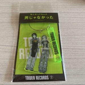 The Person I Was Interested Ina Man Tower Records Acrylic Key Chain 2 F/S-M501 f