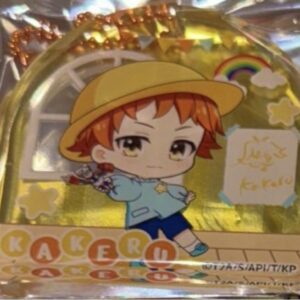 Kakeru Juoin Acrylic Block Keychain F/S-M501 from japan Rare  Good condition