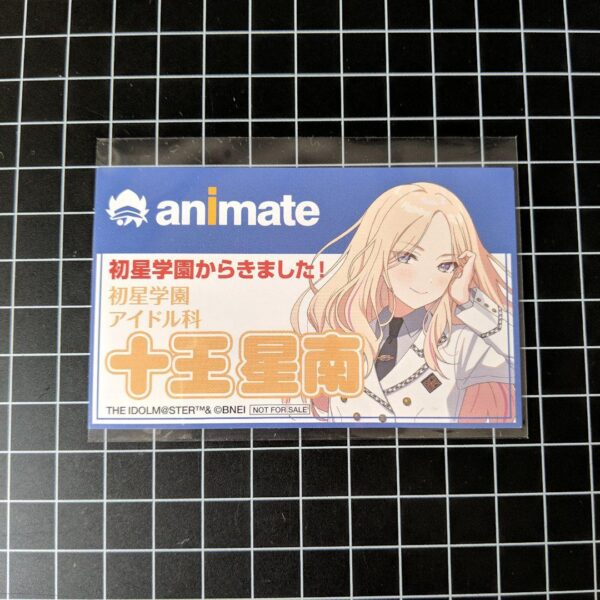 Seinan Animate Clerk Name Tag Gakuen Idolmaster Gakumasu