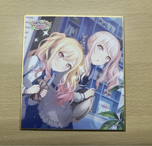 Proseca Saki Tenma Animate Limited Colored Paper F/S-M501 from japan Rare  Good