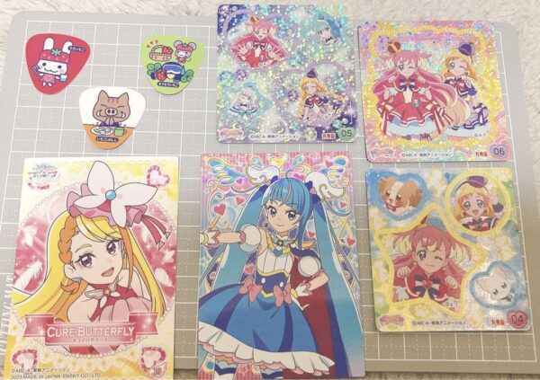 Precure Lotte Ichigo Tsumi Sticker Card Set F/S-M501 from japan Rare  Good condi