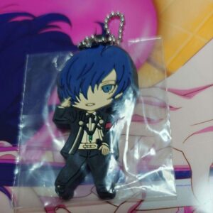 Persona 3 Rubber Strap Gacha Main Character F/S-M501 from japan Rare  Good condi