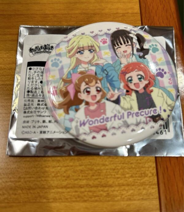 Wandafuru Precure Entetsu Department Store Wanpuri Can Badge Collection F/S-M501