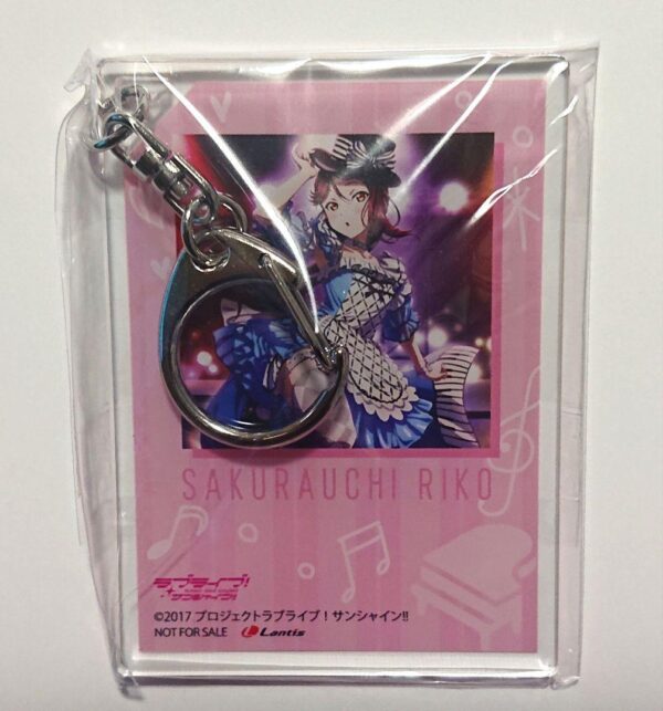 Love Live Aqours Riko Sakurauchi Album Bonus Acrylic Keychain F/S-M501 from japa