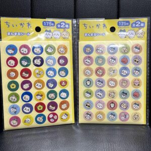 Chiikawa Seria Can Do 100 Yen Store Round Sticker