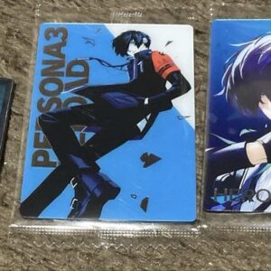 Persona 3 Reload Main Character Keychain Wafer Card F/S-M501 from japan Rare  Go