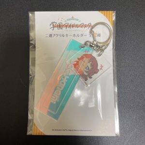 Gakuen Idolmaster Double Acrylic Key Chain Hanami Saki