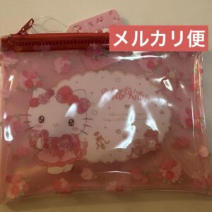 Vinyl Pouch Mini Kitty Wallet F/S-M503 from japan Rare  Good condition