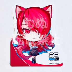 Persona 3 Nanja Town Rally Pop Stand Mitsuru F/S-M501 from japan Rare  Good cond