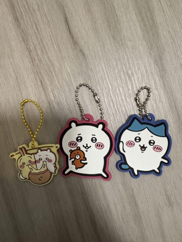 Chiikawa 100 Yen Goods Rubber Charm Keychain
