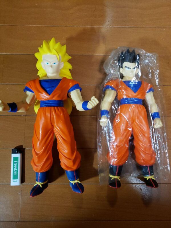 Dragon Ball Soft Vinyl Set Of 2 Goku Super Saiyan Figure F/S-M503 from japan Rar