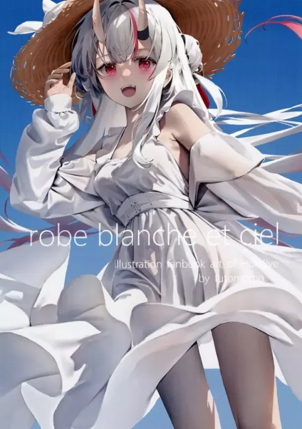 General Doujinshi For Men Virtual Youtuber Robe Blanche Et Ciel / Thighs F/S-M50