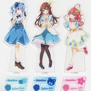 Acrylic Stand Panel Sakura Miko Hoshigai Suisei Tokino Sora Original Set A White