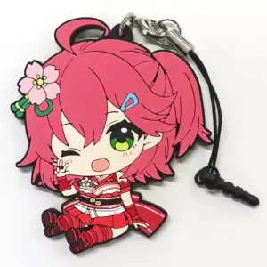 Miscellaneous Goods Sakura Miko Hololive Super Expo 2022 Flat Girl Trading Rubbe