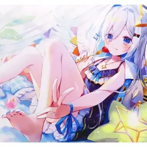 Miscellaneous Goods Amane Kanata Rubber Mat Virtual Youtuber Hololive Second Ann