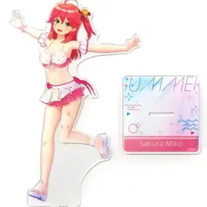 Acrylic Stand Panel Sakura Miko 3D Shiny Wave Ver. Virtual Youtuber Hololive F/S
