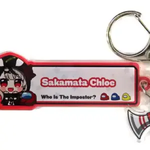 Miscellaneous Goods Sakasha Kuroe Emergency Meeting Keychain Among Us Virtual Yo