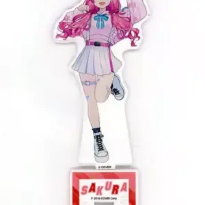 Acrylic Stand Panel Sakura Miko Illustration By Shugao Original Virtual Youtuber