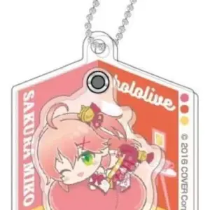 Keychain Sakura Miko Virtual Youtuber Hololive Purapura Acrylic Hagumitsu A Box
