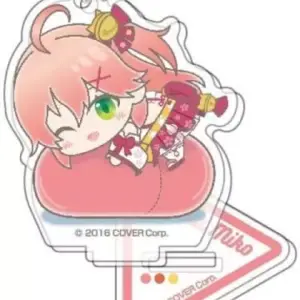 Keychain Sakura Miko Virtual Youtuber Hololive Stand Mini Acrylic Hagumitsu A Bo