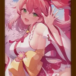 Miscellaneous Goods Sakura Miko Frame Stand Ichibankuji Hololive Vol.2 Award F/S