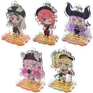 Acrylic Stand Panels Set Of 5 Types Virtual Youtuber Hololive Holox Cafe - Shinr