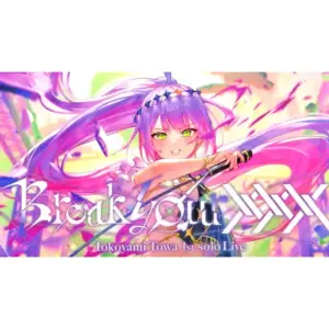 Clear Poster B2 Half Wide Towa Virtual Youtuber Hololive 1St Solo Live Break You