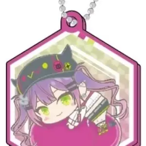 Keychain Towa Hololive Hagumitsu Kiratto Dekoff Cril D F/S-M503 from japan Rare