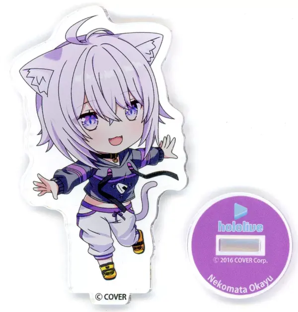 Acrylic Stand Panel Nekomata Okayuka Nendoroid Plus Virtual Youtuber Hololive F/