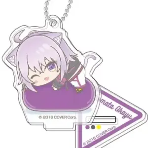 Keychain Nekomata Okappo Stand Mini Acrylic Virtual Youtuber Hololive Hagumitsu